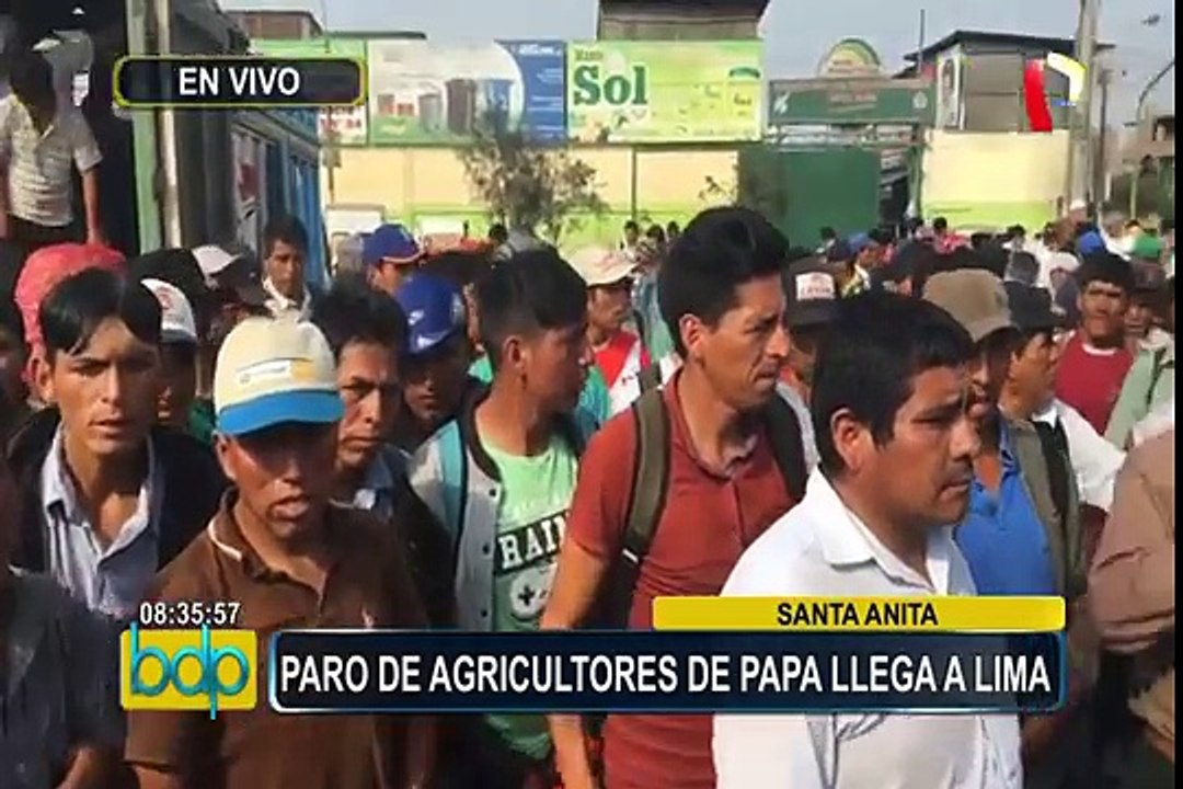 Santa Anita: facción de agricultores rechaza acuerdo firmado con el Gobierno