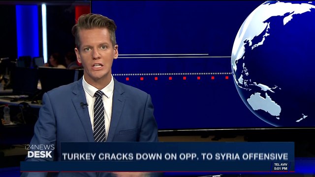 i24NEWS DESK | Turkey cracks down on opp. to Syria offensive | Friday, February 2nd 2018