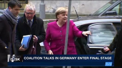 i24NEWS DESK | Coalition talks in Germany enter final stage | Friday, February 2nd 2018