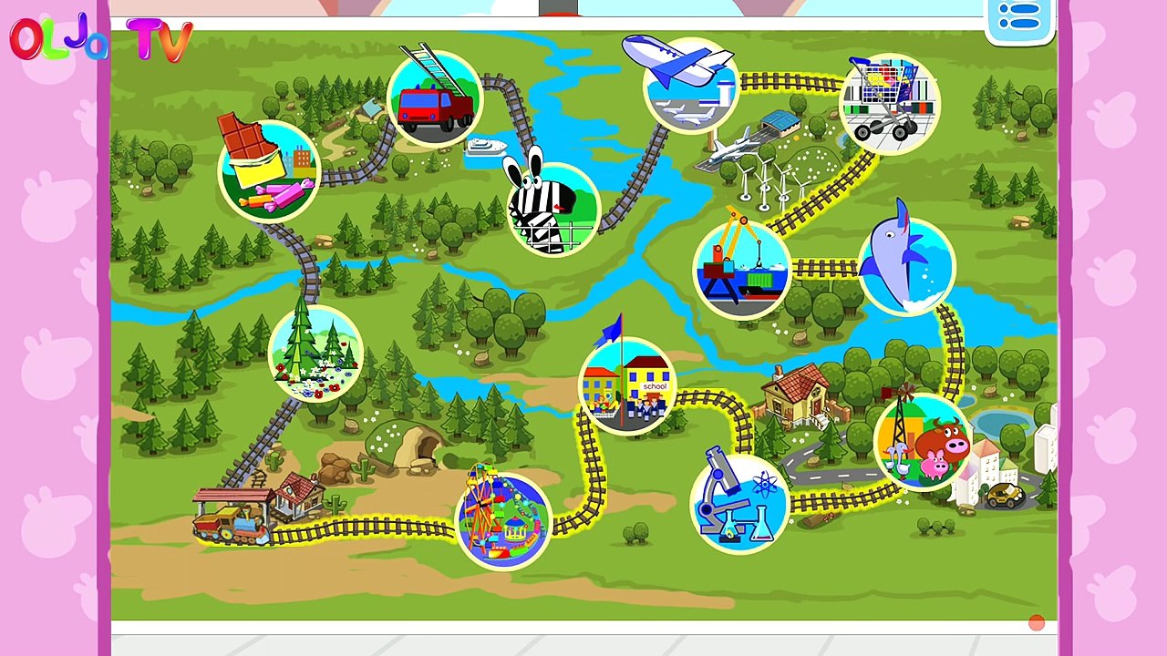 Hippo Peppa - Adventures railway in English