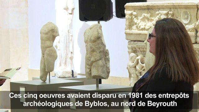 Le Liban célèbre le retour de cinq pièces d'antiquité volées