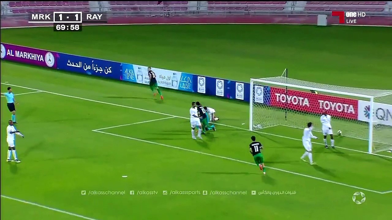 هدف عبد الرازق حمد الله  في مرمى المرخية - الدوري القطري