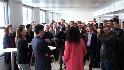 Inauguration de la Fabrique numérique par Brune Poirson et Julien Denormandie