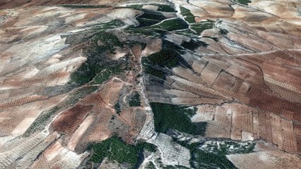 PKK/PYD'nin Afrin’i adım adım tahrif ettiği uydu görüntüleri