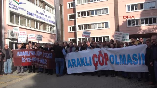 Trabzon'da Katı Atık Bertaraf Tesisine Tepkiler Sürüyor