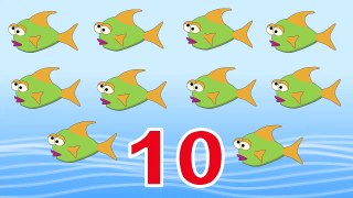 Learn the numbers for children - Fish numbers from 1 to 10