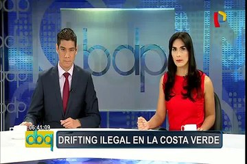 Denuncian práctica ilegal de Drifting en la Costa Verde