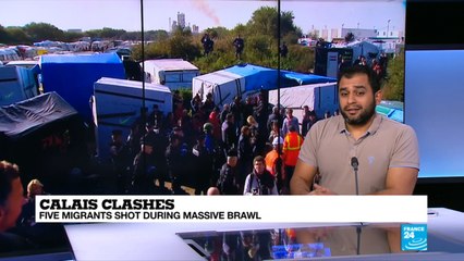 Infomigrants'' Charif Bibi reports on Calais clashes