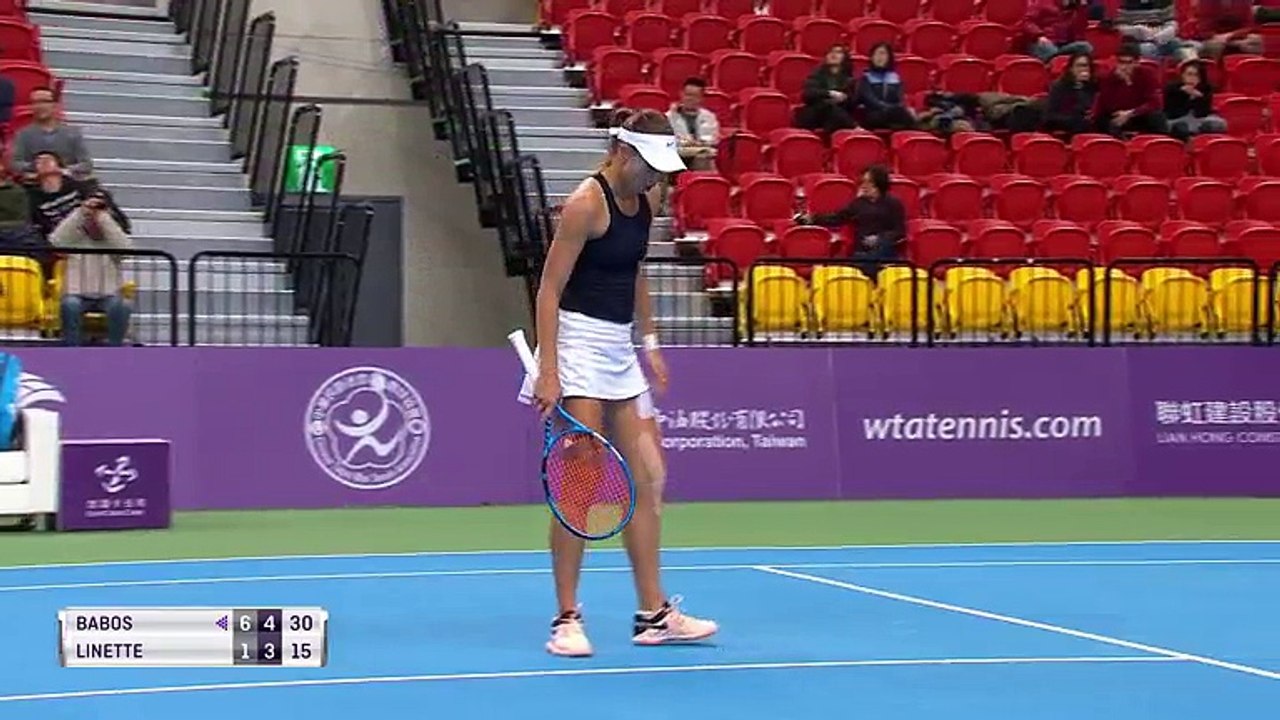 Babos v Linette | Taipei 2018 QF