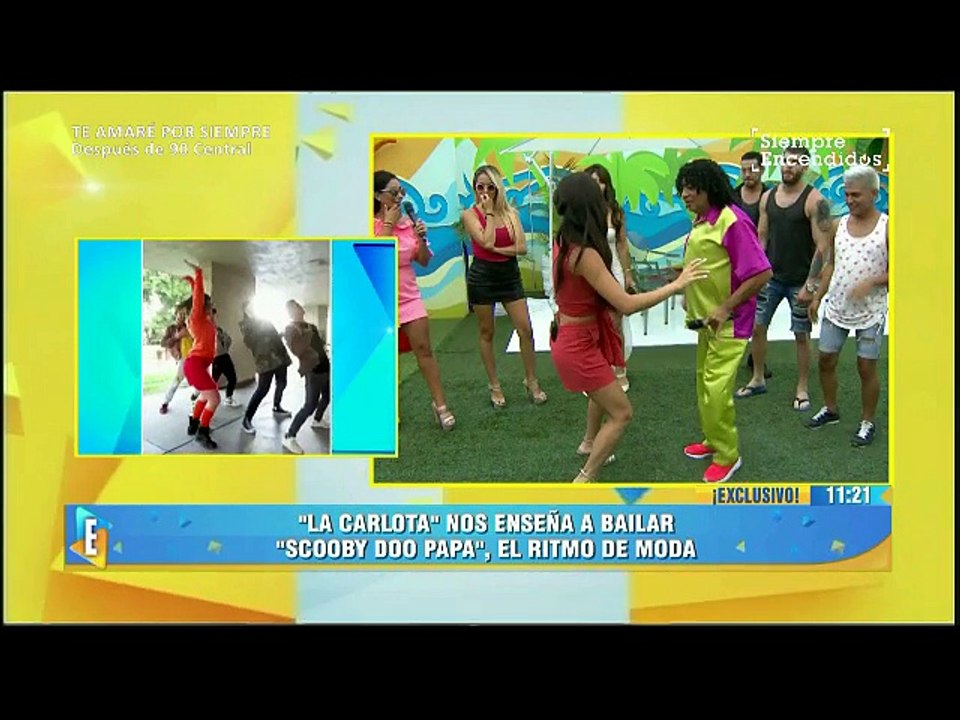 Jazmin baila scooby doo papa