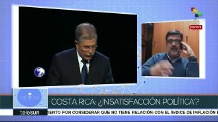 Acuña: En Costa Rica hay una ruptura del orden político tradicional