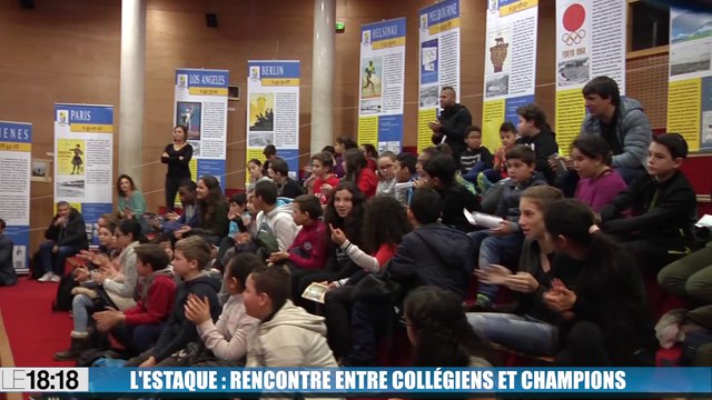 L'Estaque : rencontre entre collégiens et champions