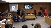 Father of abuse victims tries to attack Larry Nassar