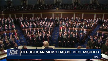 i24NEWS DESK  | Republican Memo has been  declassified | Friday, February 2nd 2018