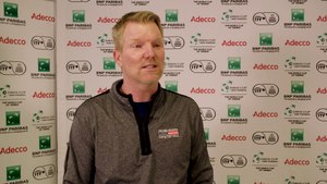 Suiting up with Jim Courier