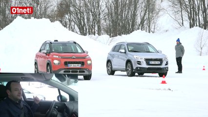 On a essayé le Citroën C3 aircross sur le circuit enneigé de Tigne