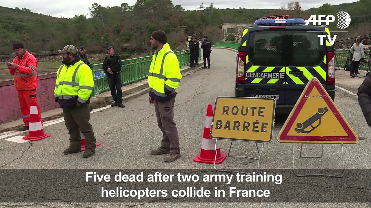 Five dead after two army helicopters collide in France
