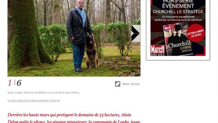 Comment Jeanne Mas veut sauver le chien d'Alain Delon