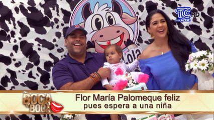 Flor María Palomeque confiesa que espera una niña