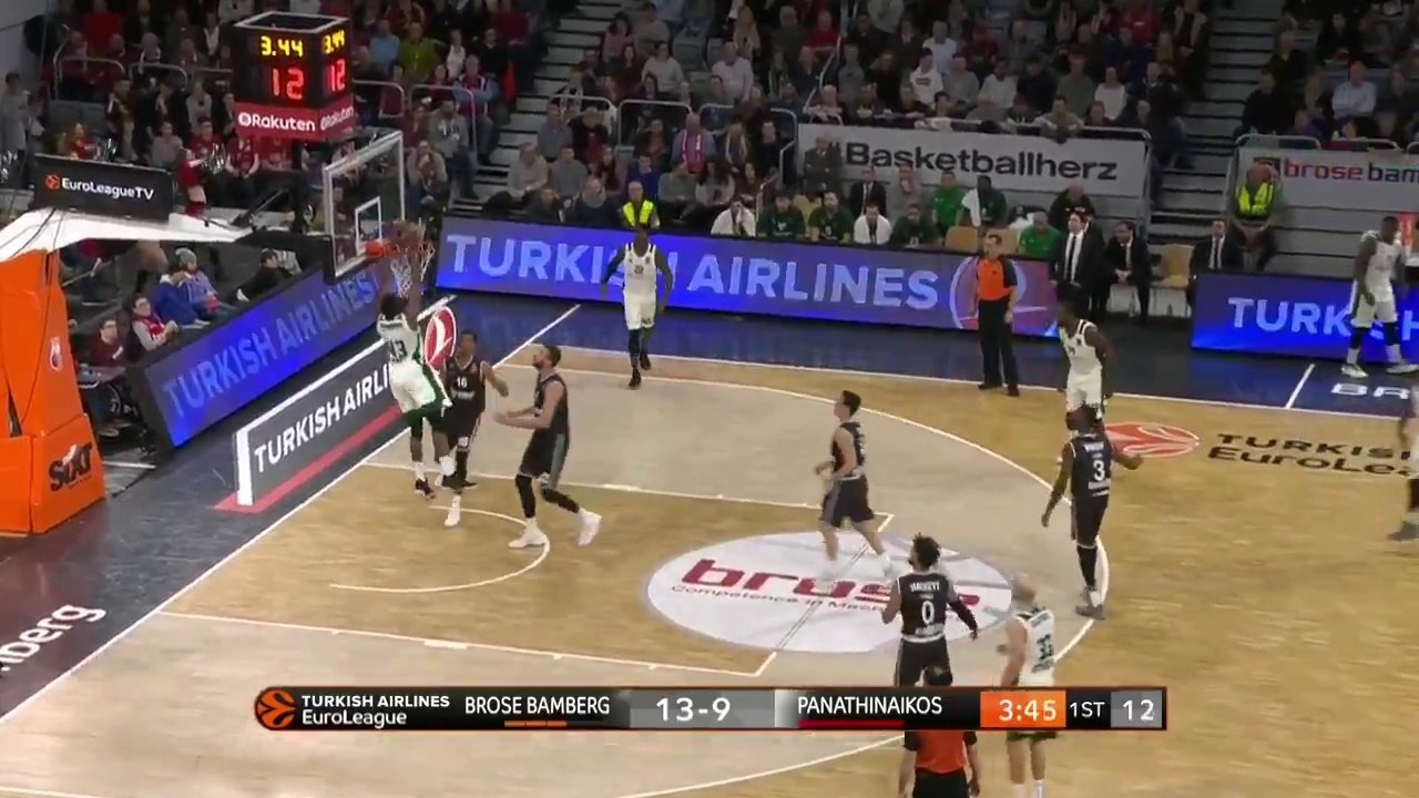 Φανταστική Alley-oop πάσα του Μάρκους Ντένμον για το Κάρφωμα από τον Θανάση Αντετοκούνμπο