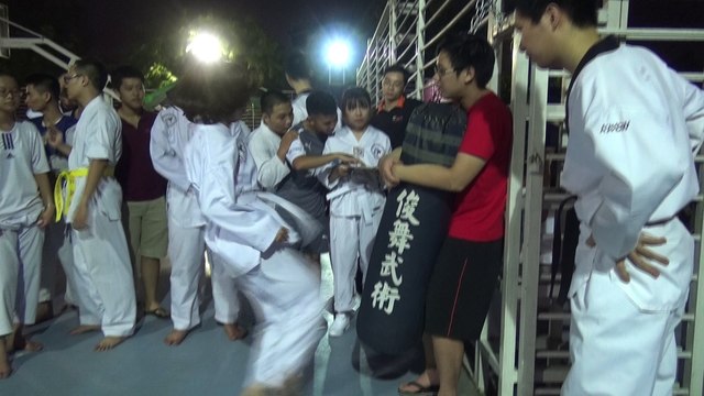 CLB Taekwondo ĐH Thăng Long thứ 5 23-6-2016 sinh nhật 7 tuổi của clb 00025