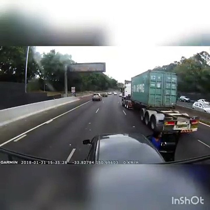 Cut Off Causes Accident