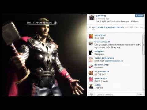 Koleksi action figure Gading Marten