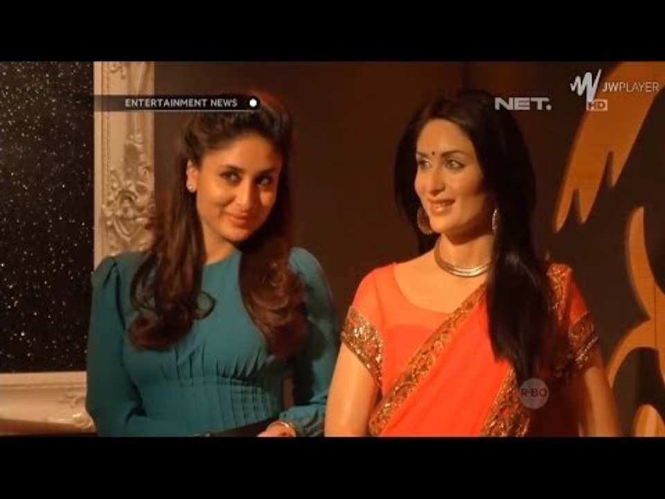 Kareena Kapoor menyumbang busana Sari untuk patung lilinnya