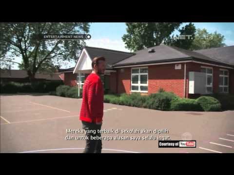 David Beckham mengunjungi sekolah masa kecilnya