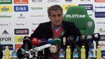 Şenol Güneş: “Son dakikada atılan gol ne bize ne Bursaspor’a yaradı”