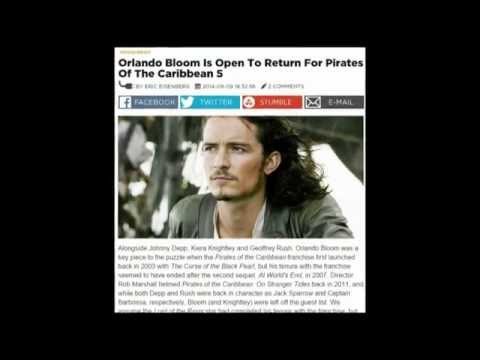Orlando Bloom bersiap syuting pirates of the caribbean 5