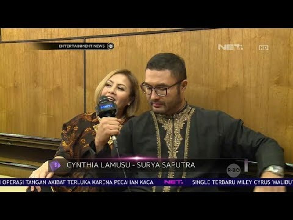 Cynthia Lamusu dan Surya Saputra Rayakan Lebaran Bersama Si Kembar