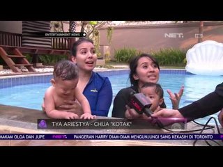 Download Video: Serunya Chua Kotak dan Tya Ariestya Mengajari Anak Berenang