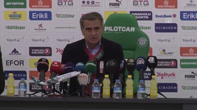 Bursaspor-Beşiktaş Maçının Ardından - Şenol Güneş