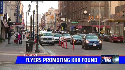 Download Video: KKK Flyers Found Around Indianapolis Monument Circle