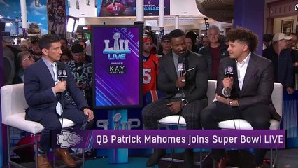 Mahomes on why he admires Favre: He takes chances, goes for the win