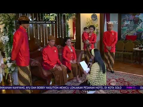 Prosesi Sungkeman dan Siraman Pernikahan Kahiyang dan Bobby