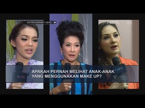 Voxpop selebriti tentang anak yang menggunakan Make Up