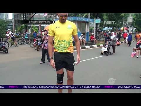 Sibuk, Tengku Zacky Tetap Rutin Ikutan Olahraga di Car Free Day