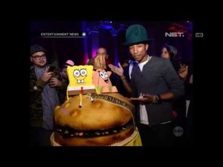 Download Video: Kemeriahan ulang tahun Pharrell Williams yang bertema Spongebob