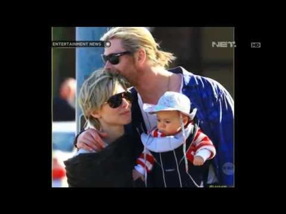 Chris Hemsworth liburan dengan anak