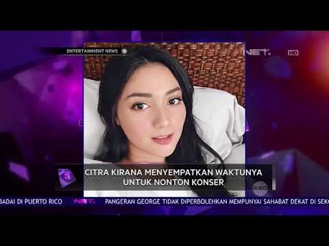 Citra Kirana Selalu Menyempatkan Waktunya Untuk Nonton Konser Idolanya