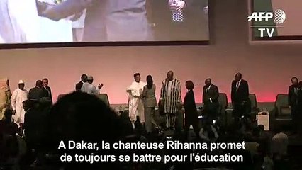 Dakar : Rihanna promet de toujours se battre pour l'éducation
