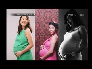 Artis yang mengabadikan moment kehamilannya