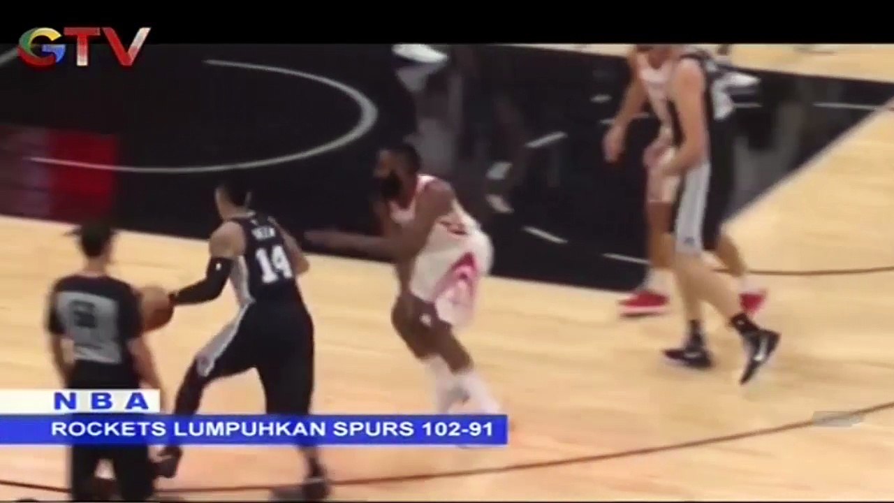 Rockets Lumpuhkan Spurs 102-91