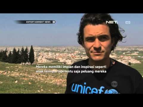Orlando Bloom kunjungi pengungsi Syria