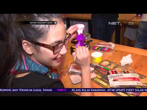 Keseruan Pevita Pearce Bersama Anak anak Yatim Piatu