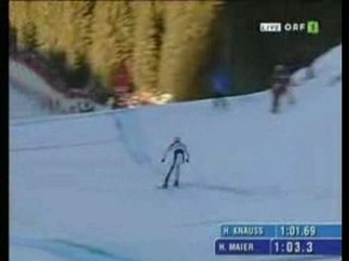 Hermann Maier in Libera in  Val Gardena