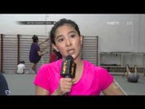 Olivia Zalianty latihan Wushu untuk lomba di China