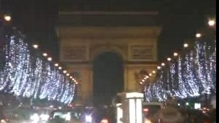 Les illuminations de Noël sur les Champs Elysée